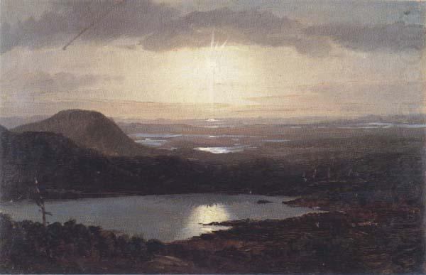 Eagle Lake Viewed from Cadillac Mountain, Frederic E.Church